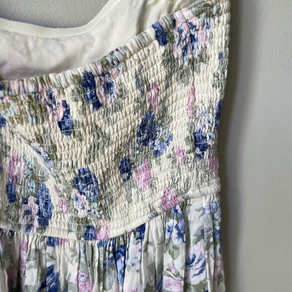 abercrombie fitch Womens Floral Strapless Dress Size Small - Picture 8 of 9